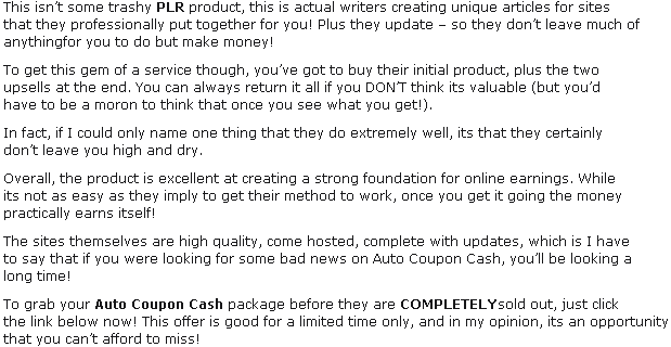 acc3 Auto Coupon Cash Review