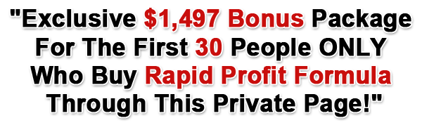 Exclusive Bonus ExclusiveBonus Rapid Profit Formula Bonus