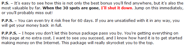 GMC Bonus P.S bonus ps Guru Masterclass Bonus