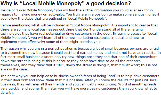 Local Mobile Monopoly Review localmobilemonopolyreview1 Local Mobile Monopoly Review