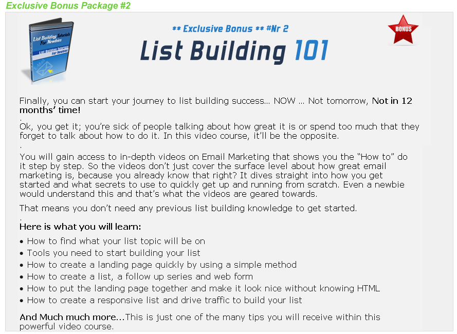 my millionaire mentor bonus - list 101 mymillionairementorbonus lis101 My Millionaire Mentor 2011 Bonus